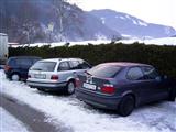 Links mein Bimmer, rechts Stefans BMW